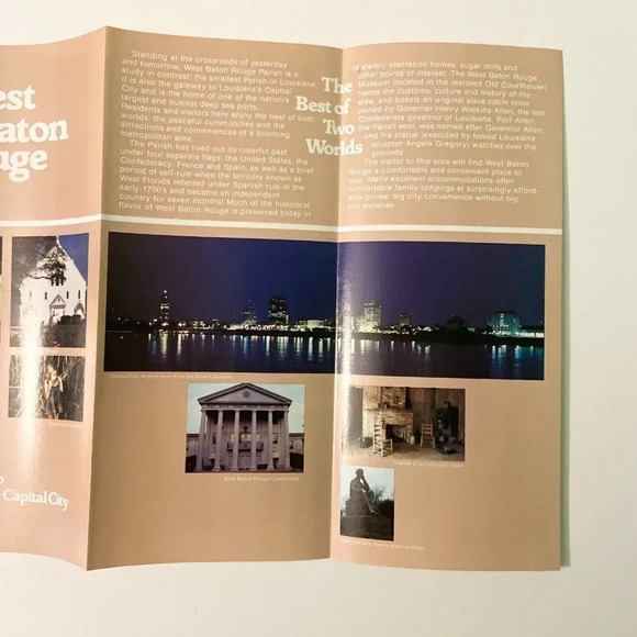 Vintage Lot of 4 Louisiana Brochures Howard Johnson Holiday Inn Hotels Pamphlets - Picture 9 of 16